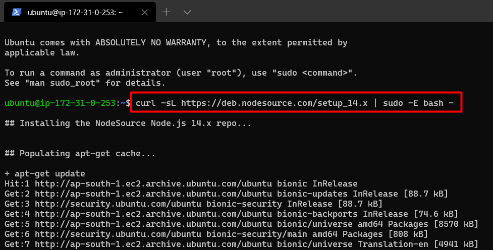 Installing Node.js