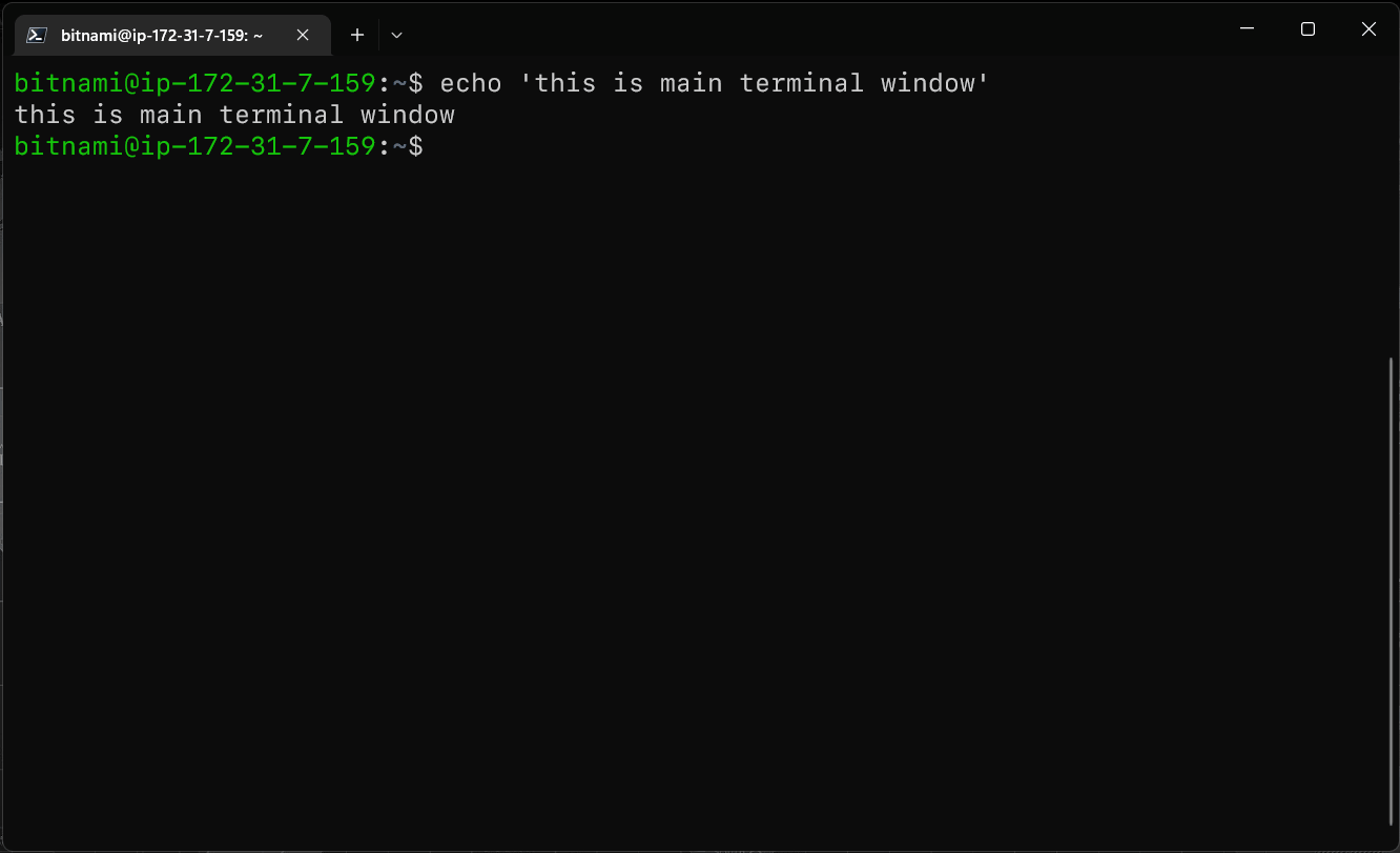 Screen command