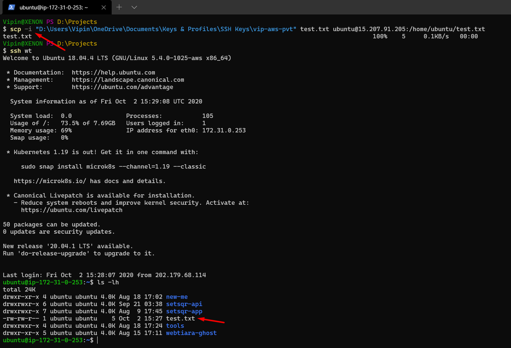 How to Use the SCP Command to Transfer Files in Linux